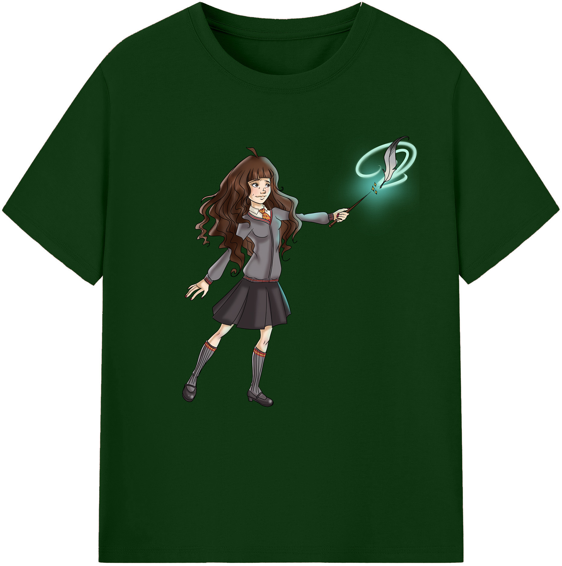 （画像用） Harry Potter ハリー・ポッターシリーズ 綿100％半袖Tシャツ（フロントプリント）